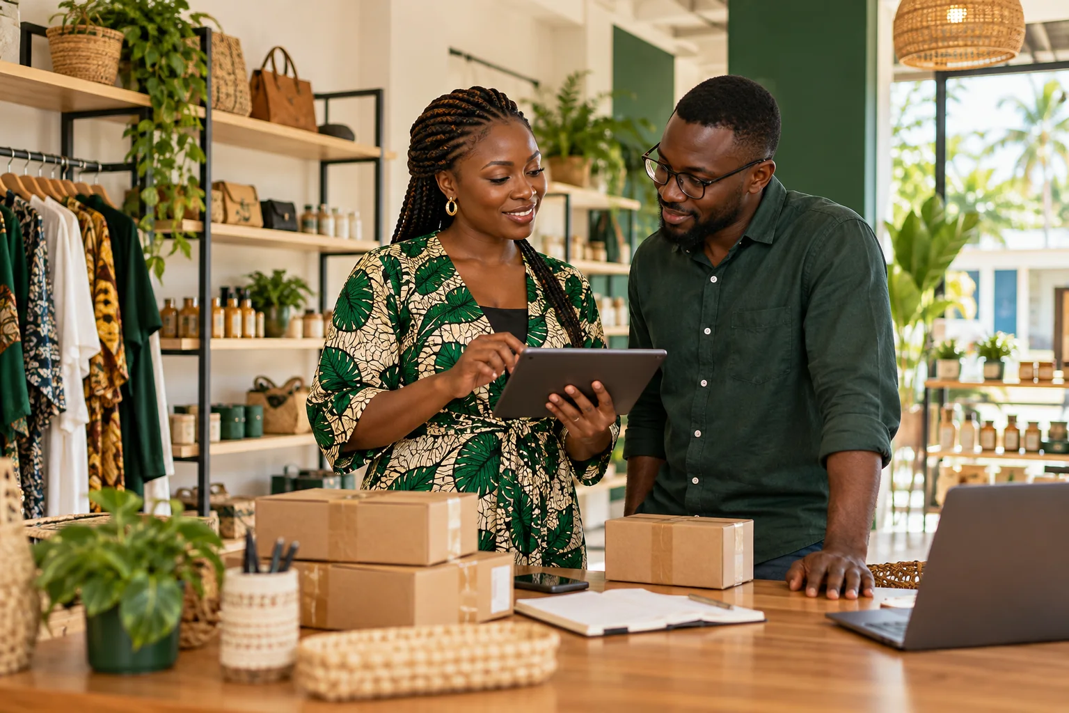 Une équipe de petite entreprise